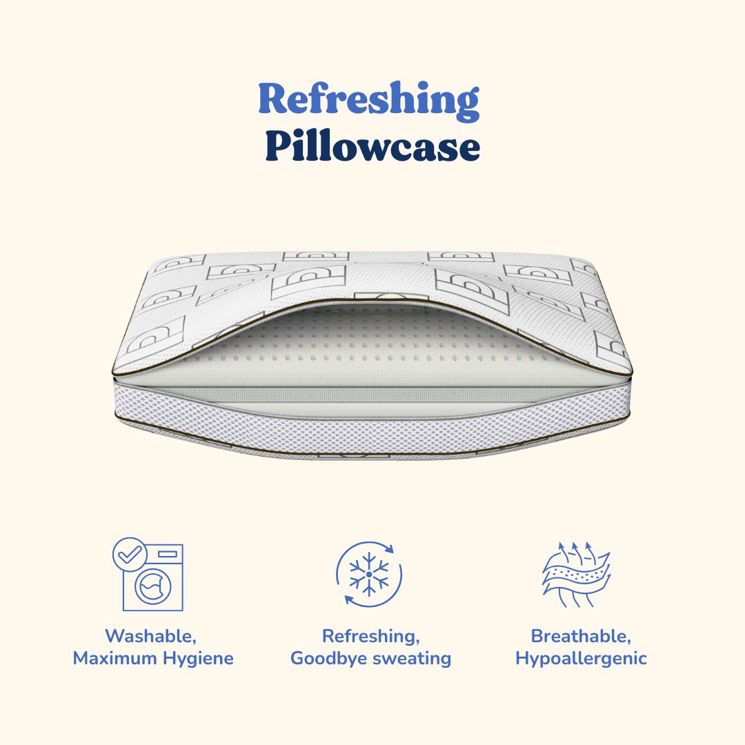 Height-Adjustable Neck Pillow - Memory Foam