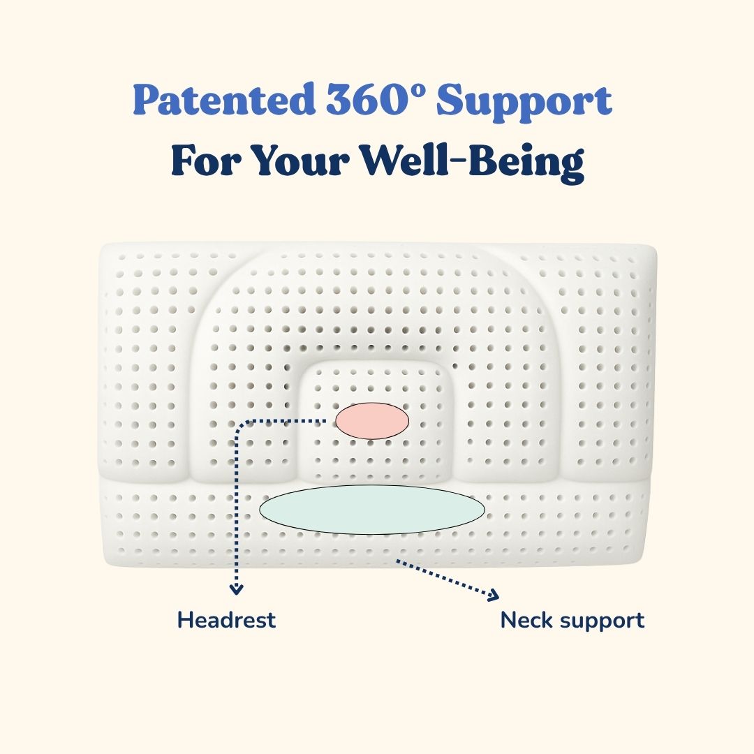 Height-Adjustable Neck Pillow - Memory Foam