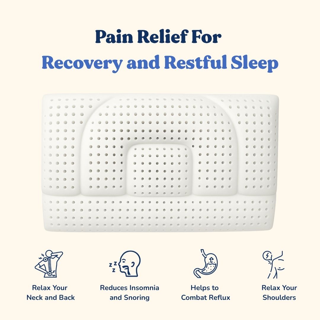 Height-Adjustable Neck Pillow - Memory Foam